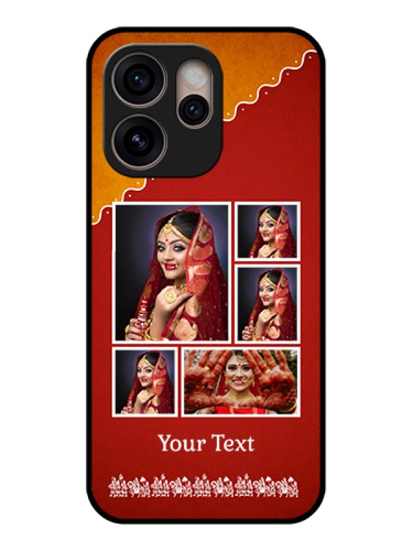 Custom Oppo Reno 15 Pro 5G Custom Glass Phone Case - Wedding Pic Upload Design