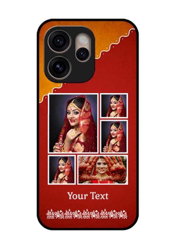 Oppo Reno 15 Pro 5G Custom Glass Phone Case - Wedding Pic Upload Design