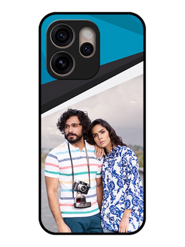 Custom Oppo Reno 15 Pro 5G Custom Glass Phone Case - Simple Pattern Photo Upload Design