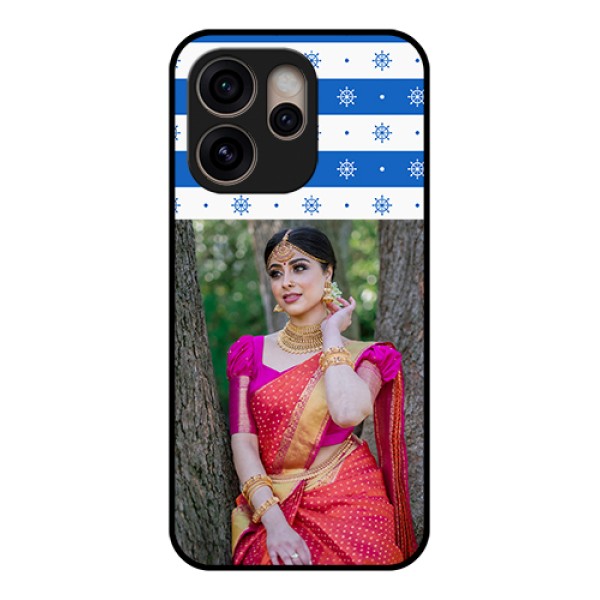 Oppo Reno 15 Pro 5G Custom Glass Phone Case - Snow Pattern Design