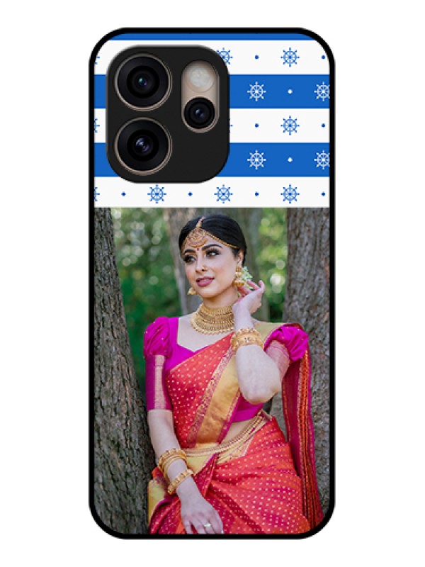 Custom Oppo Reno 15 Pro 5G Custom Glass Phone Case - Snow Pattern Design