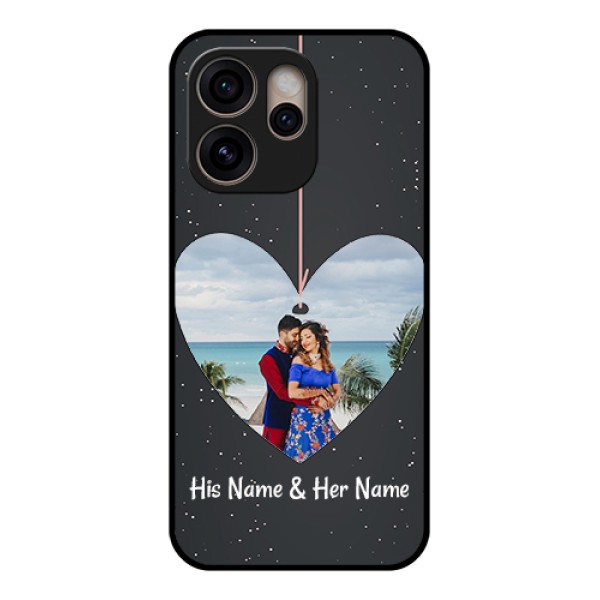 Oppo Reno 15 Pro 5G Custom Glass Phone Case - Hanging Heart Design