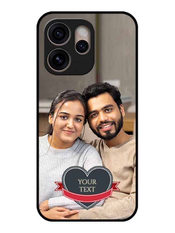 Custom Oppo Reno 15 Pro 5G Custom Glass Phone Case - Just Married Couple Design