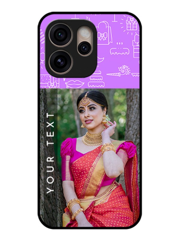 Custom Oppo Reno 15 Pro 5G Custom Glass Phone Case - Birthday Icons Design
