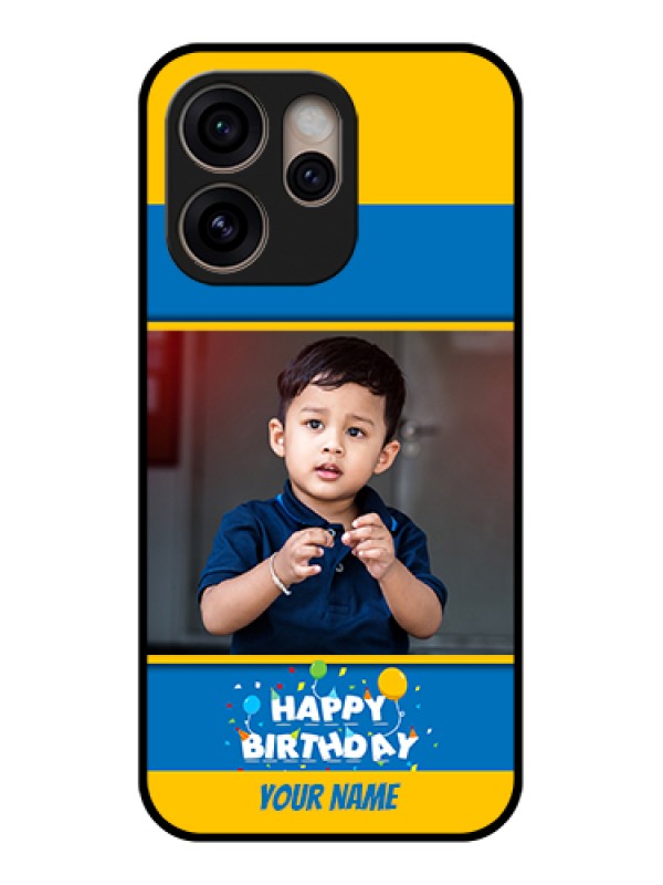 Custom Oppo Reno 15 Pro 5G Custom Glass Phone Case - Birthday Wishes Design