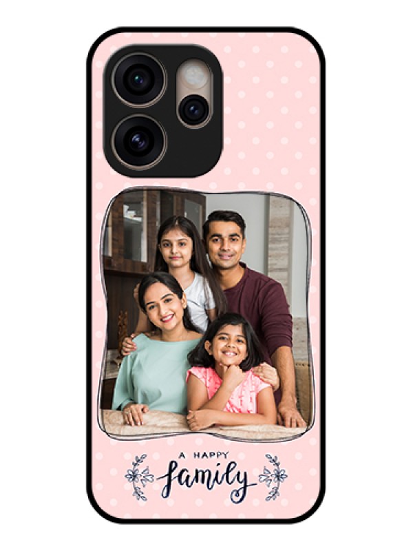 Custom Oppo Reno 15 Pro 5G Custom Glass Phone Case - Family With Dots Design