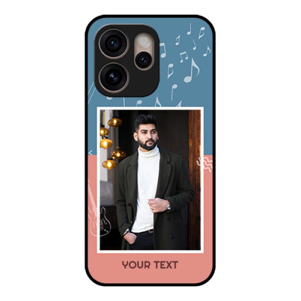 Oppo Reno 15 Pro 5G Custom Glass Phone Case - With Color Musical Note Design Oppo Reno 15 Pro 5G Custom Glass Phone Case - With Color Musical Note Design