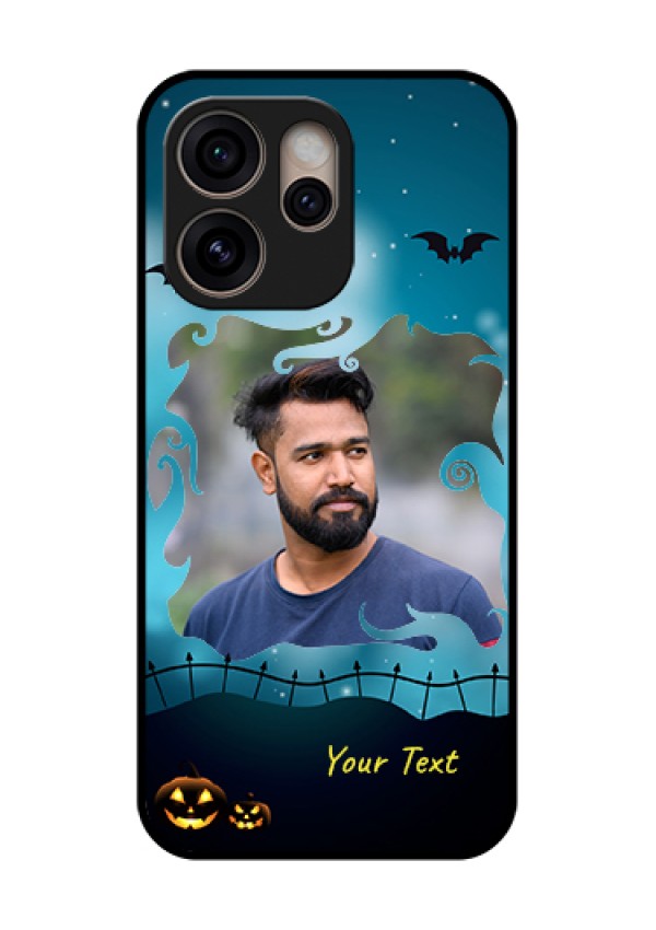 Oppo Reno 15 Pro 5G Custom Glass Phone Case - Halloween Frame Design