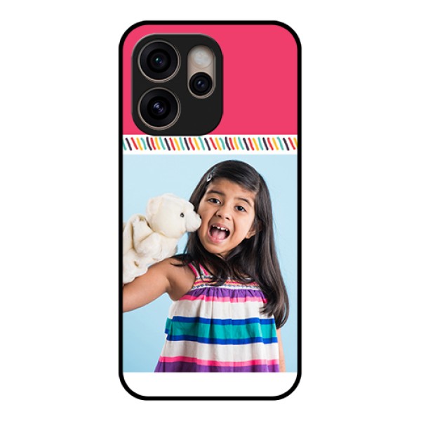 Oppo Reno 15 Pro 5G Custom Glass Phone Case - Line Art Design