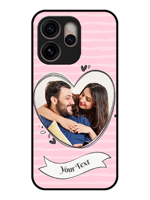 Custom Oppo Reno 15 Pro 5G Custom Glass Phone Case - Vintage Heart Design