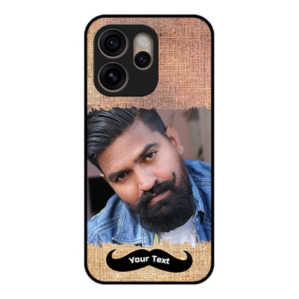 Oppo Reno 15 Pro 5G Custom Glass Phone Case - With Texture Design