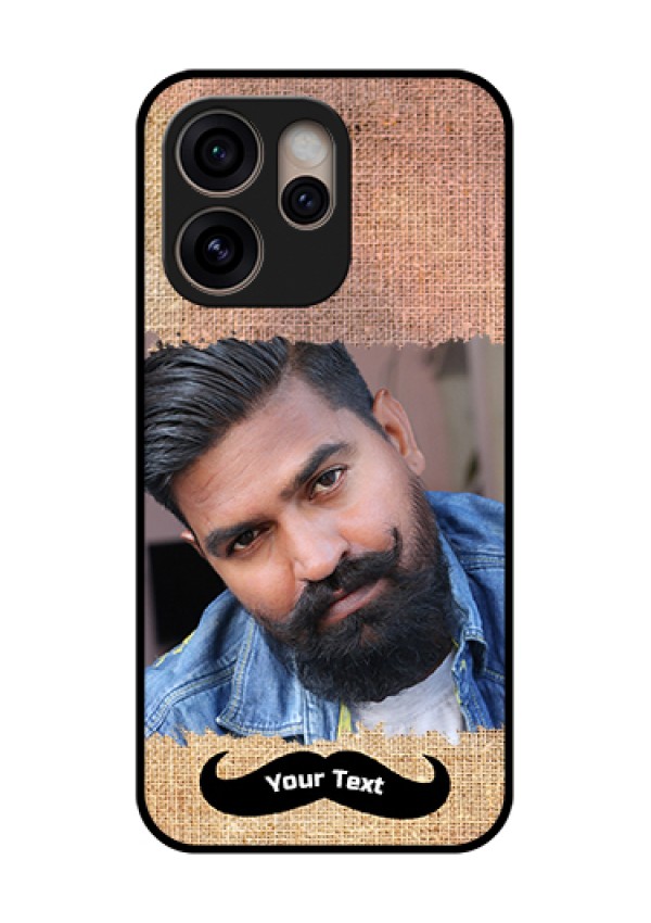 Oppo Reno 15 Pro 5G Custom Glass Phone Case - With Texture Design