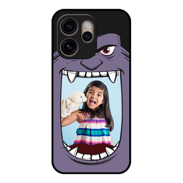 Oppo Reno 15 Pro 5G Custom Glass Phone Case - Angry Monster Design