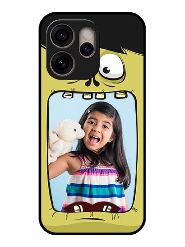 Custom Oppo Reno 15 Pro 5G Custom Glass Phone Case - Cartoon Monster Back Case Design