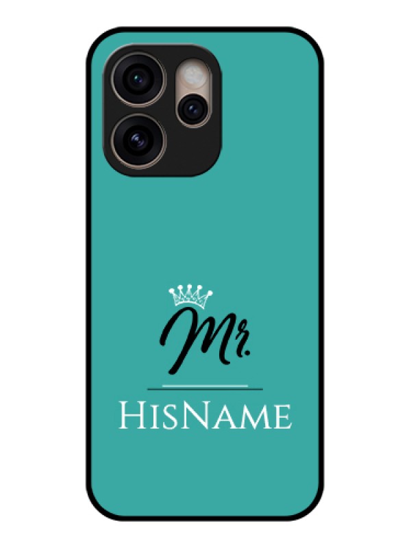Custom Oppo Reno 15 Pro 5G Custom Glass Phone Case - Mr With Name Design