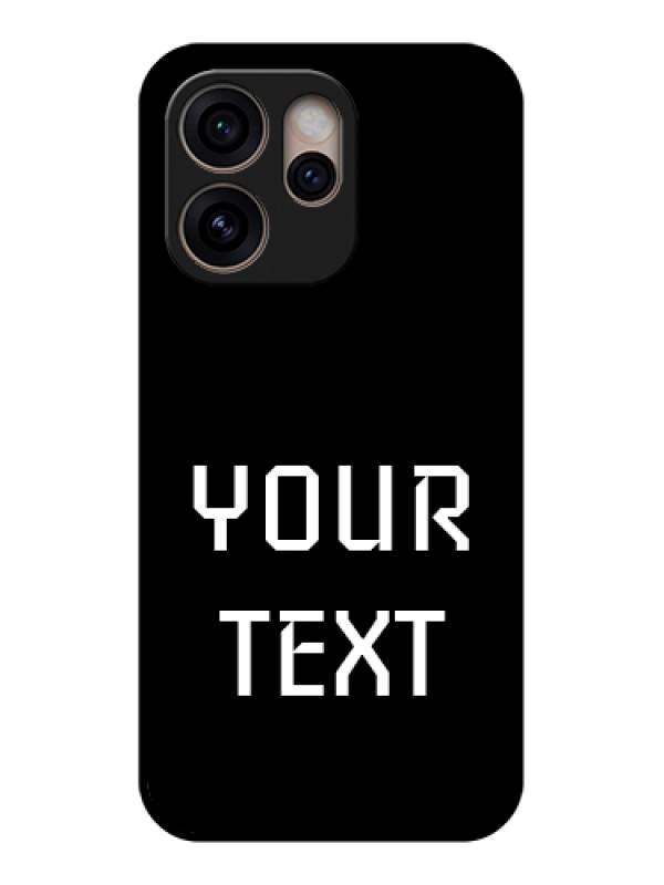 Custom Oppo Reno 15 Pro 5G Custom Glass Phone Case - Your Name Design