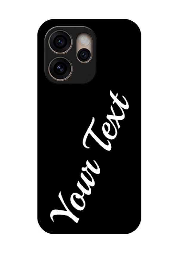 Oppo Reno 15 Pro 5G Custom Glass Phone Case - With Your Name Design