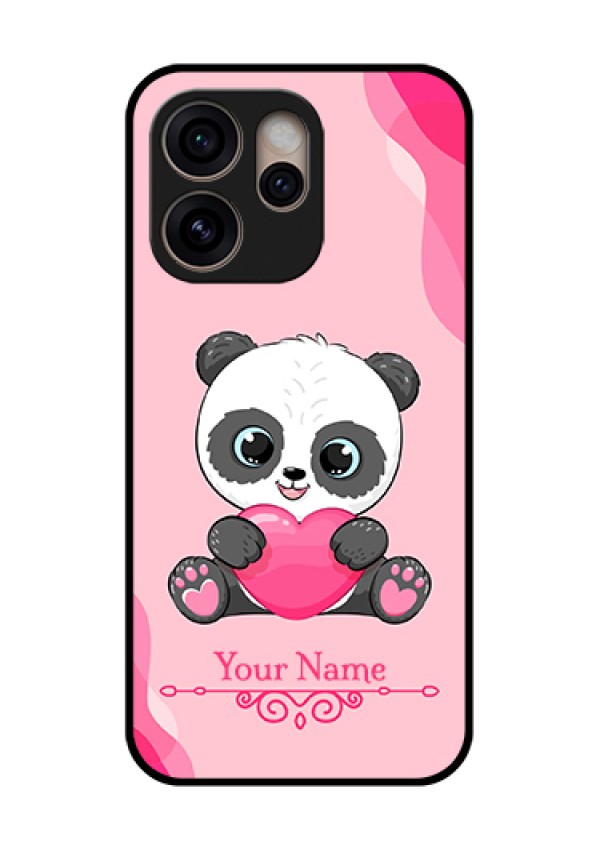 Oppo Reno 15 Pro 5G Custom Glass Phone Case - Cute Panda Design
