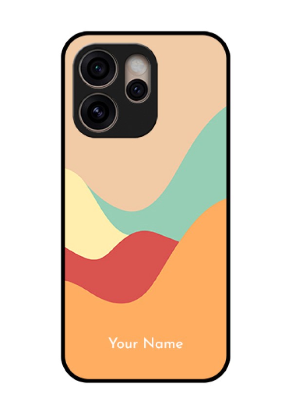 Oppo Reno 15 Pro 5G Custom Glass Phone Case - Ocean Waves Multi - Colour Design