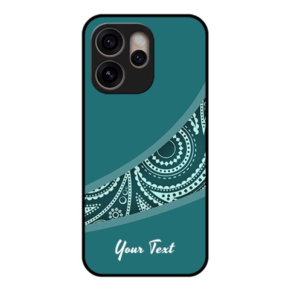 Oppo Reno 15 Pro 5G Custom Glass Phone Case - Semi Visible Floral Design