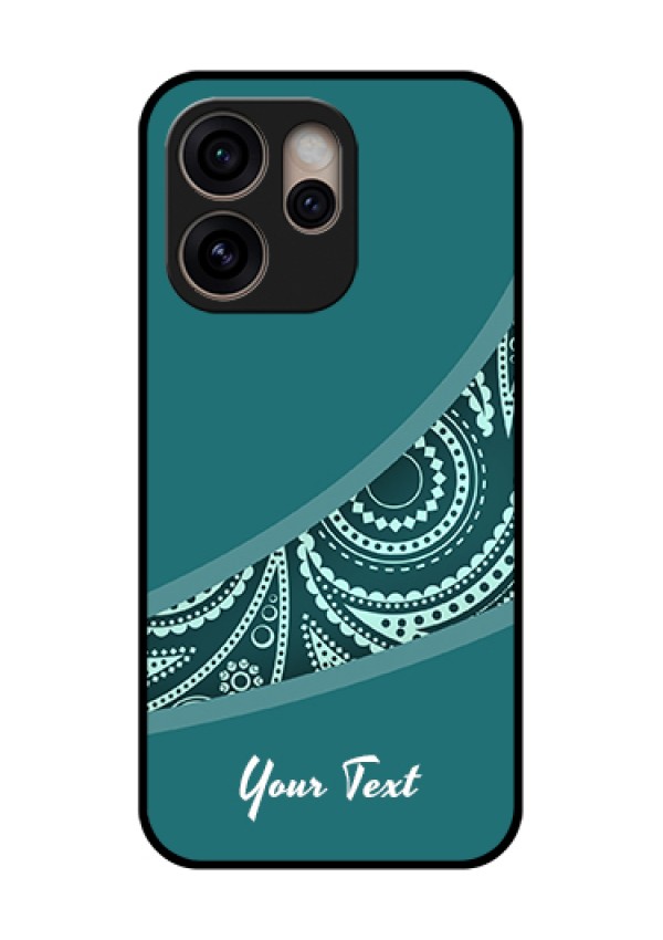 Oppo Reno 15 Pro 5G Custom Glass Phone Case - Semi Visible Floral Design