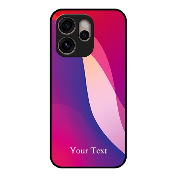 Oppo Reno 15 Pro 5G Custom Glass Phone Case - Digital Abstract Overlap Design Oppo Reno 15 Pro 5G Custom Glass Phone Case - Digital Abstract Overlap Design