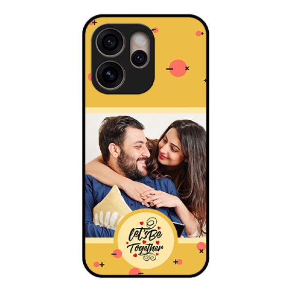Oppo Reno 15 Pro 5G Custom Glass Phone Case - Lets Be Together Design