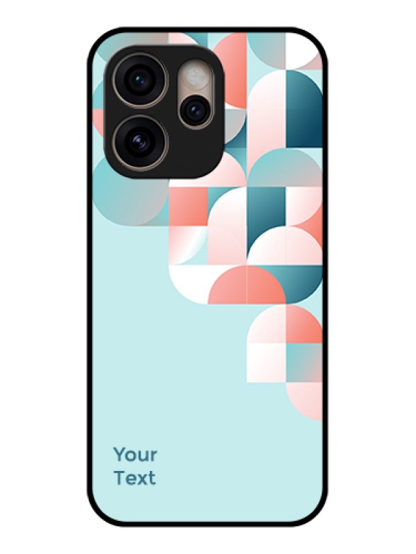 Custom Oppo Reno 15 Pro 5G Custom Glass Phone Case - Stylish Semi - Circle Pattern Design