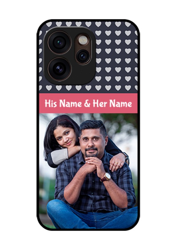 Oppo Reno 15 Pro Mini 5G Custom Glass Phone Case - Love Symbols Design