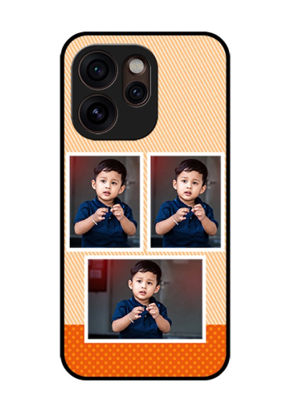 Oppo Reno 15 Pro Mini 5G Custom Glass Phone Case - Bulk Photos Upload Design