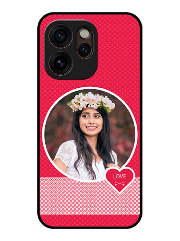 Custom Oppo Reno 15 Pro Mini 5G Custom Glass Phone Case - Pink Color Pattern Design