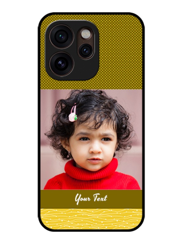 Custom Oppo Reno 15 Pro Mini 5G Custom Glass Phone Case - Simple Green Color Design