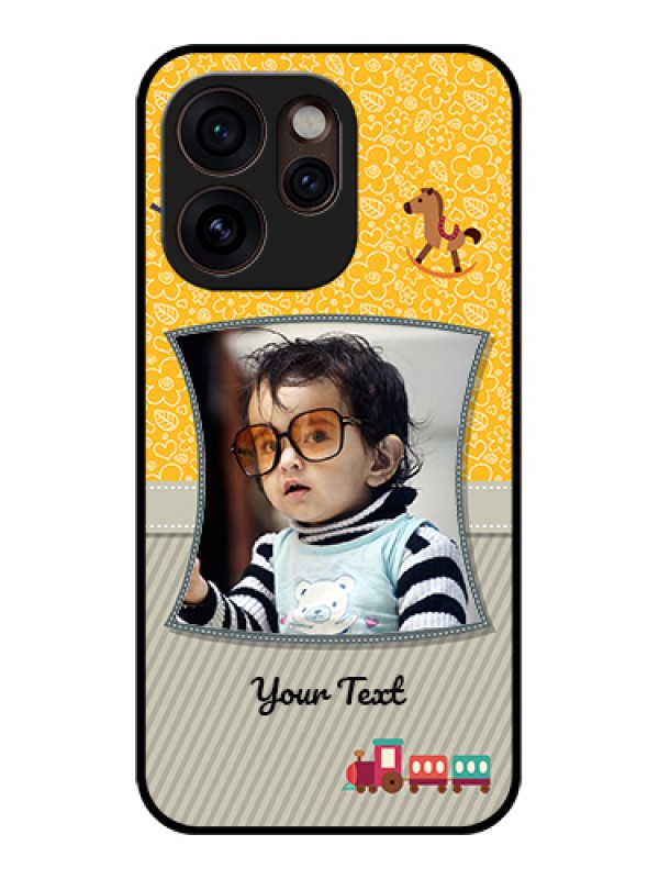 Custom Oppo Reno 15 Pro Mini 5G Custom Glass Phone Case - Baby Picture Upload Design