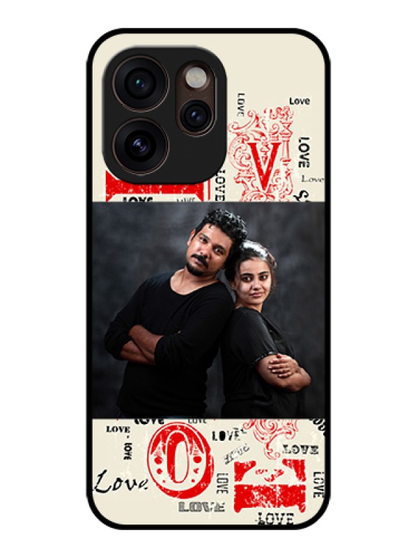 Custom Oppo Reno 15 Pro Mini 5G Custom Glass Phone Case - Trendy Love Design Case