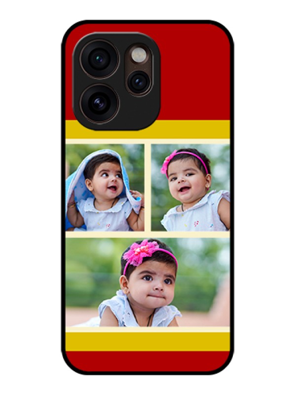 Custom Oppo Reno 15 Pro Mini 5G Custom Glass Phone Case - Multiple Pic Upload Design