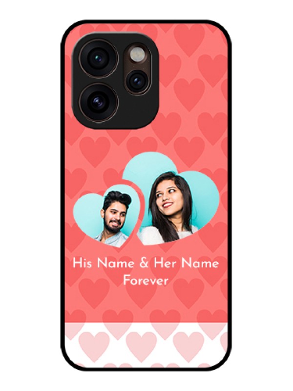 Custom Oppo Reno 15 Pro Mini 5G Custom Glass Phone Case - Couple Pic Upload Design