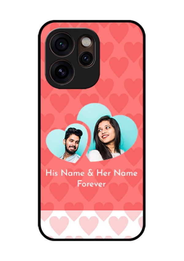 Oppo Reno 15 Pro Mini 5G Custom Glass Phone Case - Couple Pic Upload Design