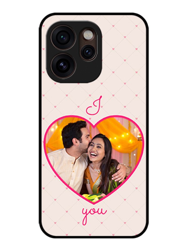 Custom Oppo Reno 15 Pro Mini 5G Custom Glass Phone Case - Heart Shape Design