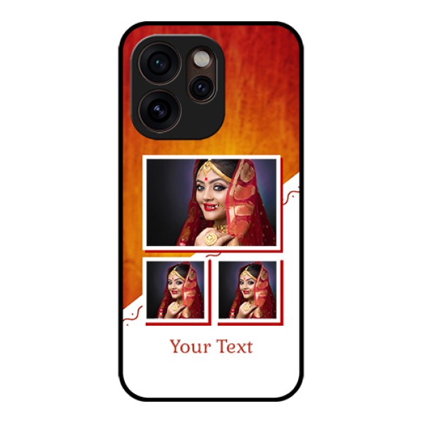 Oppo Reno 15 Pro Mini 5G Custom Glass Phone Case - Wedding Memories Design