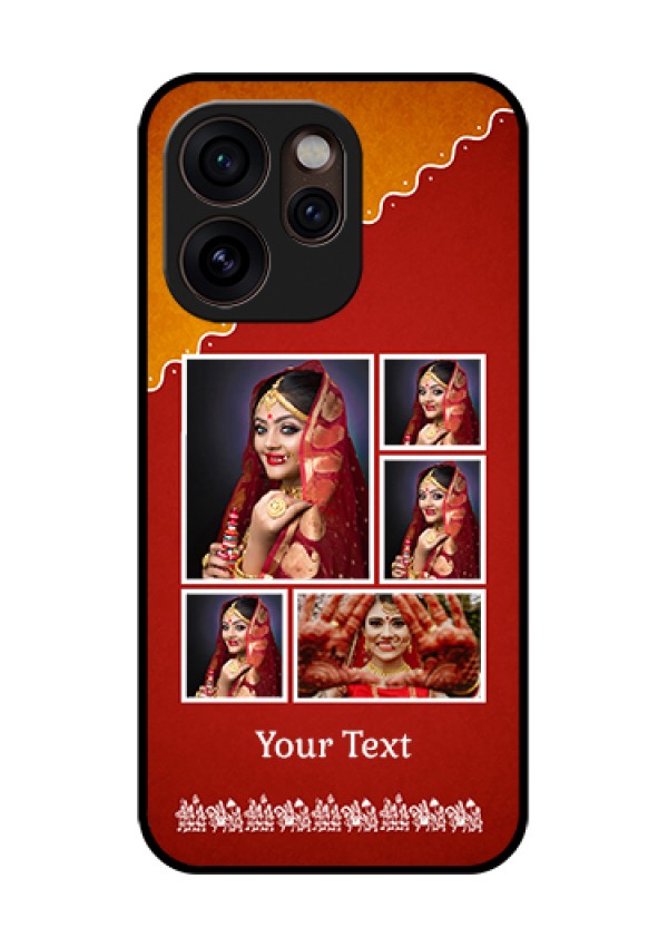 Oppo Reno 15 Pro Mini 5G Custom Glass Phone Case - Wedding Pic Upload Design