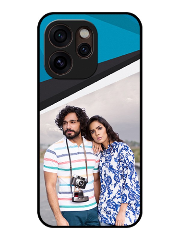 Custom Oppo Reno 15 Pro Mini 5G Custom Glass Phone Case - Simple Pattern Photo Upload Design
