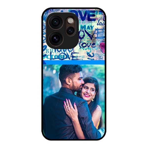 Oppo Reno 15 Pro Mini 5G Custom Glass Phone Case - Colorful Love Design