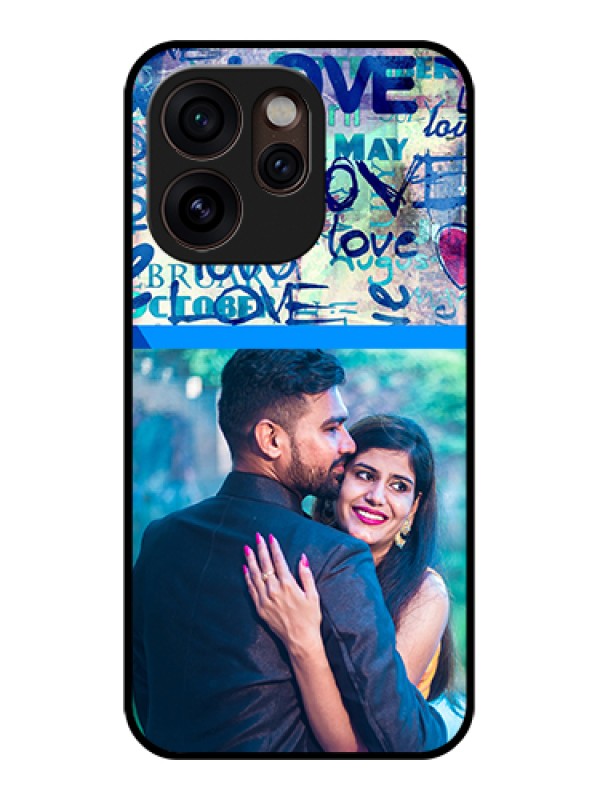 Custom Oppo Reno 15 Pro Mini 5G Custom Glass Phone Case - Colorful Love Design