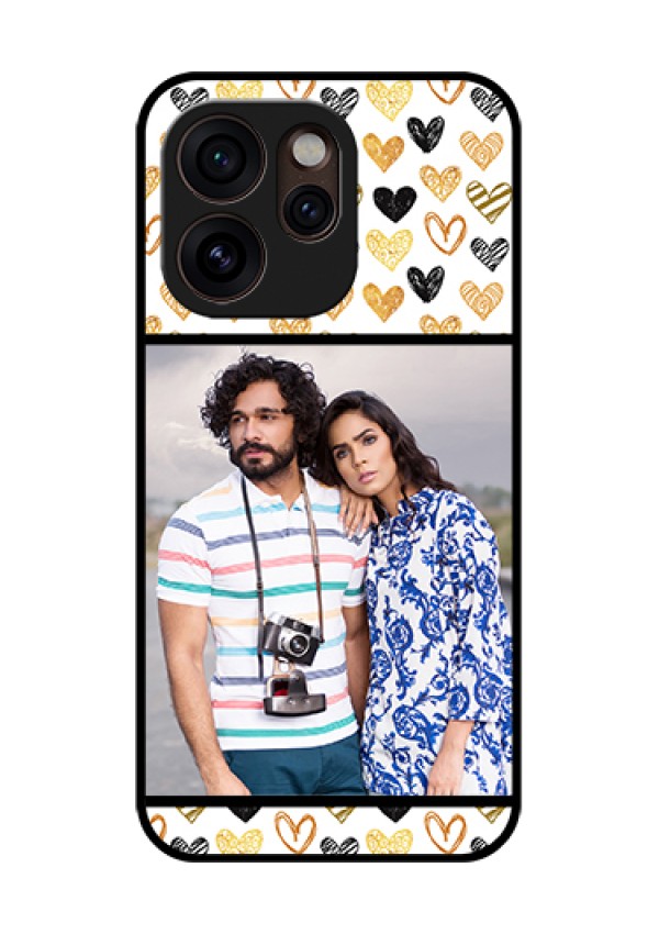 Oppo Reno 15 Pro Mini 5G Custom Glass Phone Case - Love Symbol Design