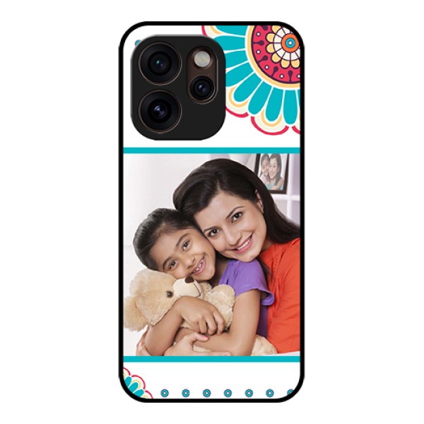 Oppo Reno 15 Pro Mini 5G Custom Glass Phone Case - Flower Design