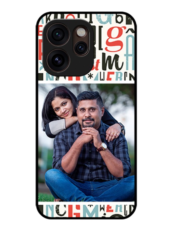 Custom Oppo Reno 15 Pro Mini 5G Custom Glass Phone Case - Alphabet Design