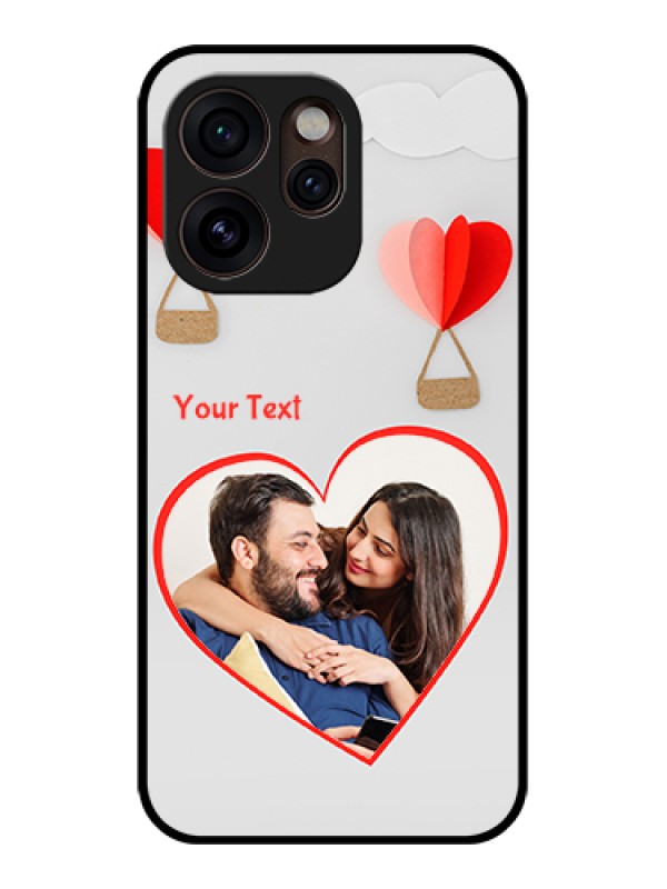 Custom Oppo Reno 15 Pro Mini 5G Custom Glass Phone Case - Parachute Love Design