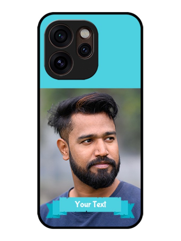 Custom Oppo Reno 15 Pro Mini 5G Custom Glass Phone Case - Blue Color Design
