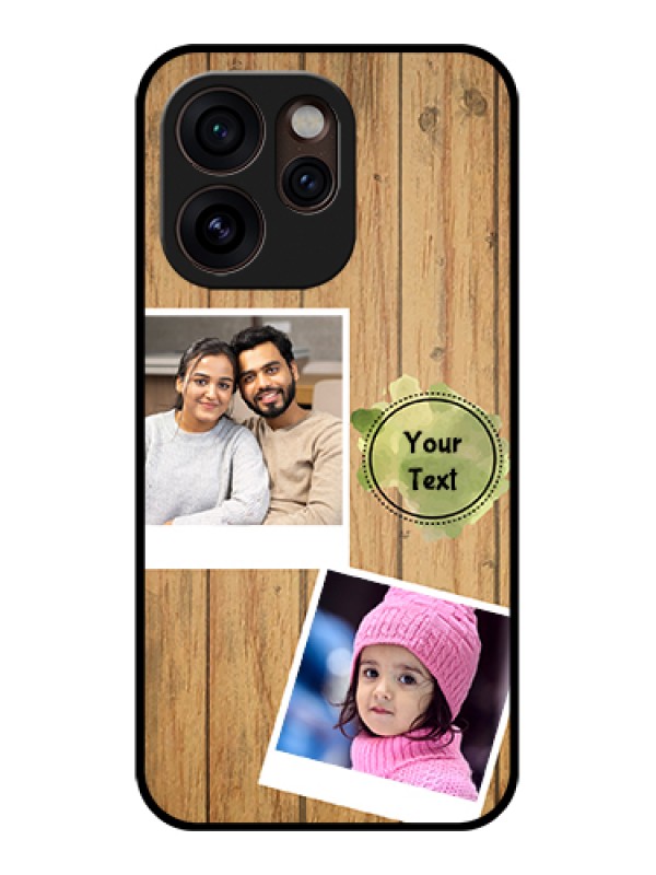 Custom Oppo Reno 15 Pro Mini 5G Custom Glass Phone Case - Wooden Texture Design