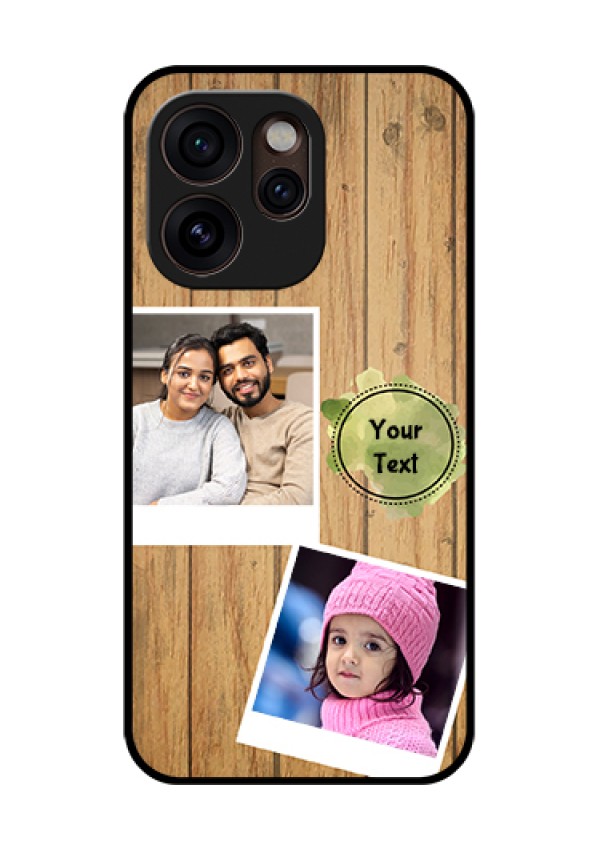Oppo Reno 15 Pro Mini 5G Custom Glass Phone Case - Wooden Texture Design